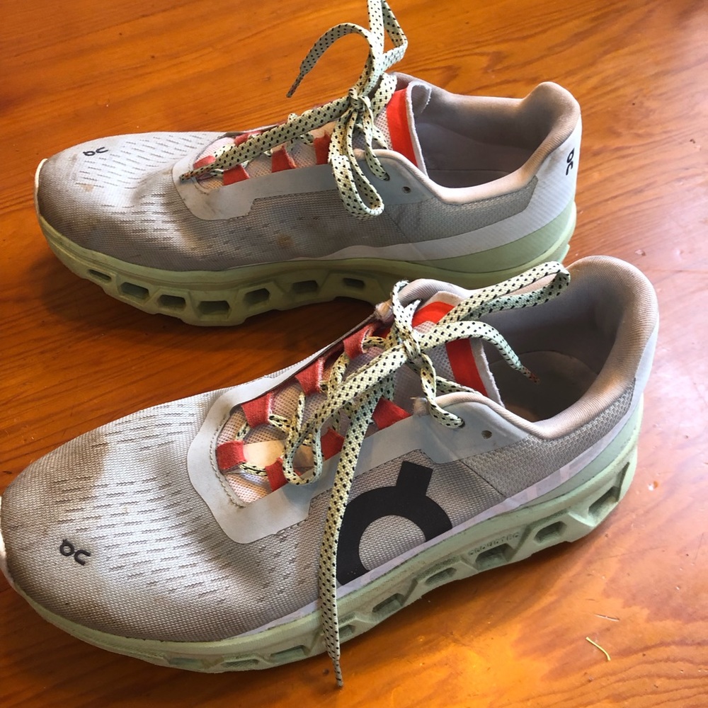 ON Cloudmonster running shoe, women’s size 8.5